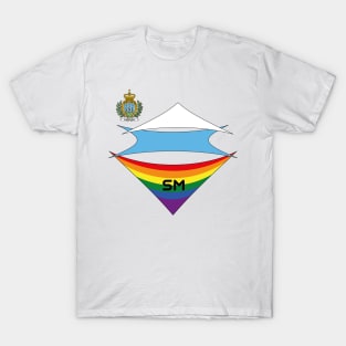 San Marino  pride flag T-Shirt